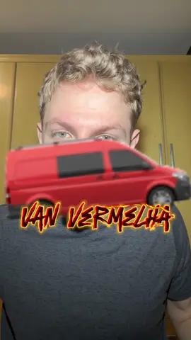 Iconic van vermelha 🚘 #familia #infancia #fy #irmaos 