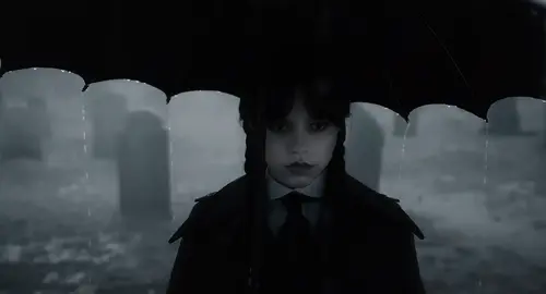 i enjoy funerals. #WEDNESDAY  #wednesdayedit #wednesdayaddams #jennaortegaedit  scp - asirespacks