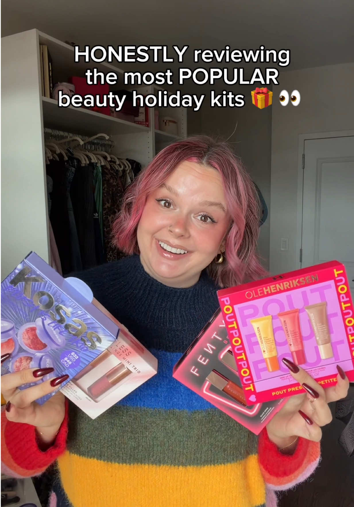 Is the $45 Fenty Beauty Glossy Posse worth the money?? 🎁 #holidaykit #holidayset #giftideas #BeautyGifts 