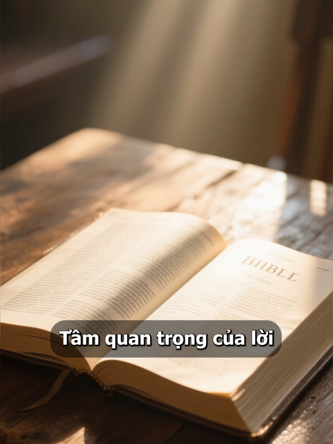 Tầm quan trọng của lời #kinhthanh #holybible #ducchuatroi #Kinhthanhlasuthat