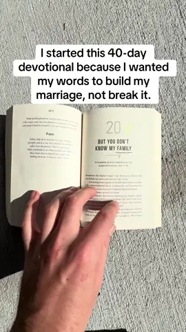 I kept praying for God to fix my marriage… but He started by fixing me. 💔 This 40-day devotional taught me how to pause before I speak, pray before I react, and use my words to bring peace instead of pain. It’s not about being the perfect wife — it’s about letting God transform your heart one day, one verse, one word at a time. 🙏 📖 40 days of scripture, reflection, and practical change 💬 Learn to replace reaction with prayer 💍 Perfect for wives who want to rebuild with grace and faith