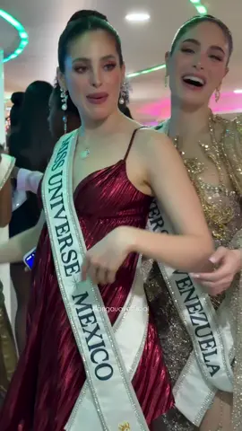 Miss universe Mexico & Venezuela  ❤️‍🔥#missuniversemexico #missuniversevenezuela #fatimabosch #stephanyabasali #missuniverse2025 cr:นางอวย
