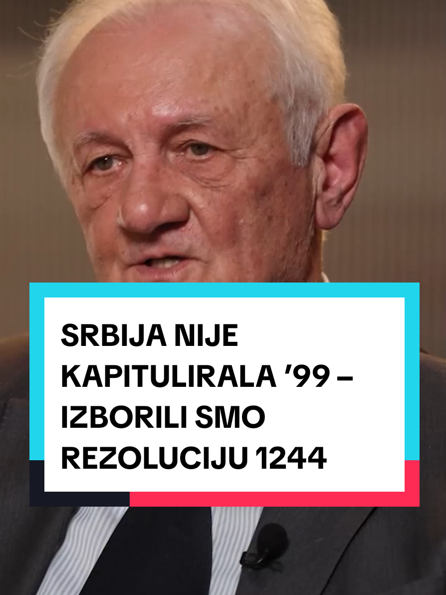 Srbija nije kapitulirala ’99 – izborili smo Rezoluciju 1244. #foru #forupage #fypシ #foryou #foryoupage 