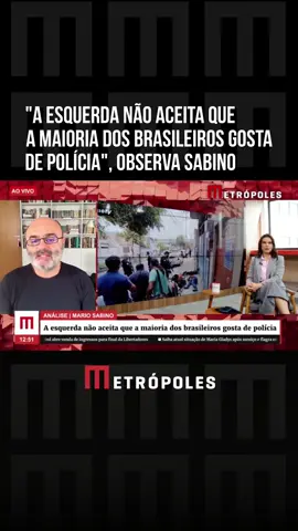 O colunista Mario Sabino analisa a repercussão da megaoperação policial no Rio de Janeiro. Para Sabino, a esquerda precisa entender que a maioria dos brasileiros gosta da polícia. #tiktoknotícias