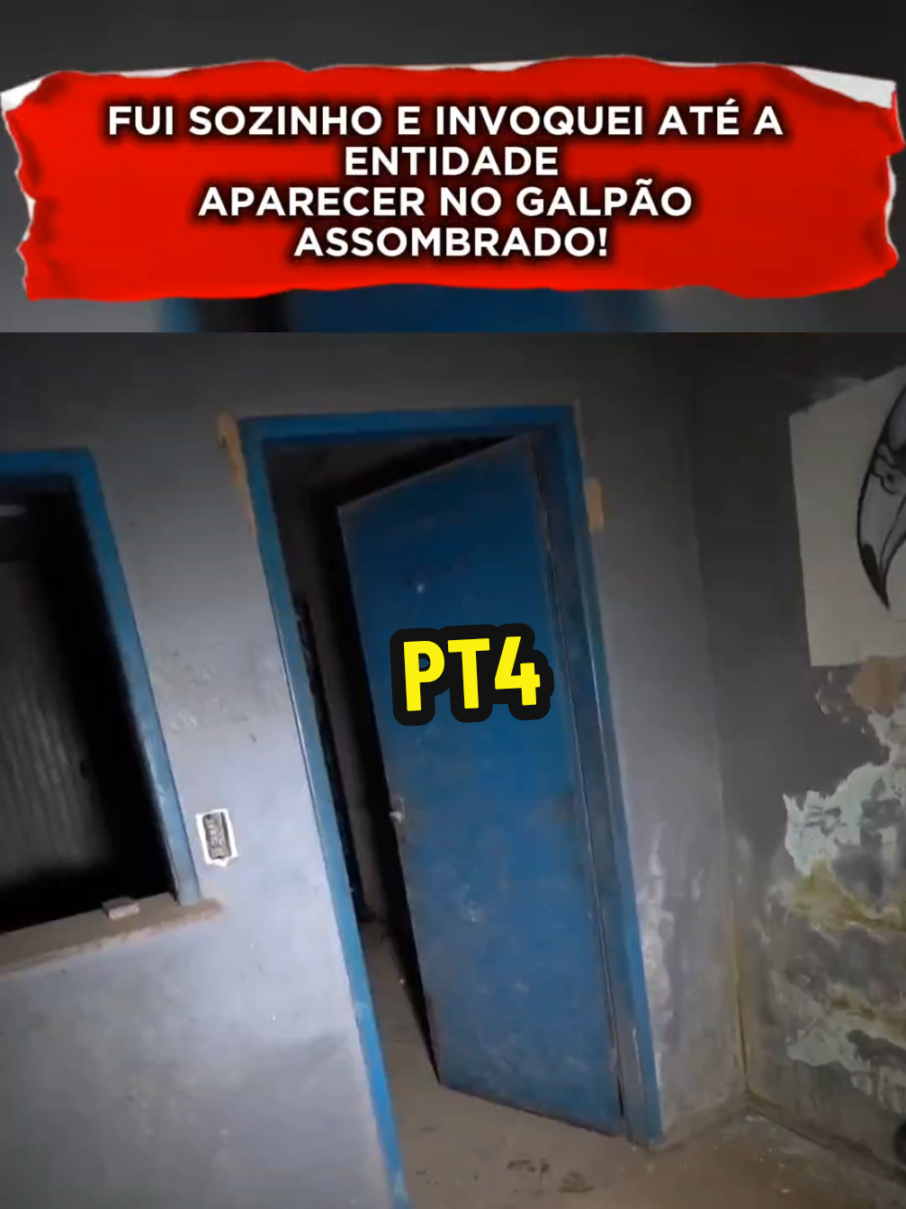 FUI SOZINHO E INVOQUEI ATÉ A ENTIDADE APARECER NO GALPÃO ASSOMBRADO! #videodeterror #espirito #lugarassombrado #assombração #fantasma 
