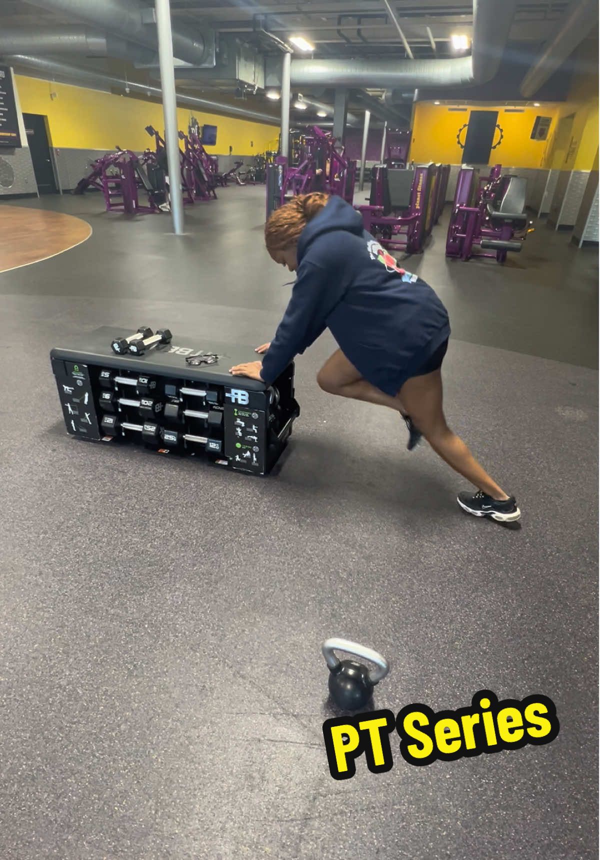 And we’re back… a little something to get your heart pumping  4 sets of 45sec activity with a min rest  #endurance #heartburn #planetfitness #pftrainer #gymgirl