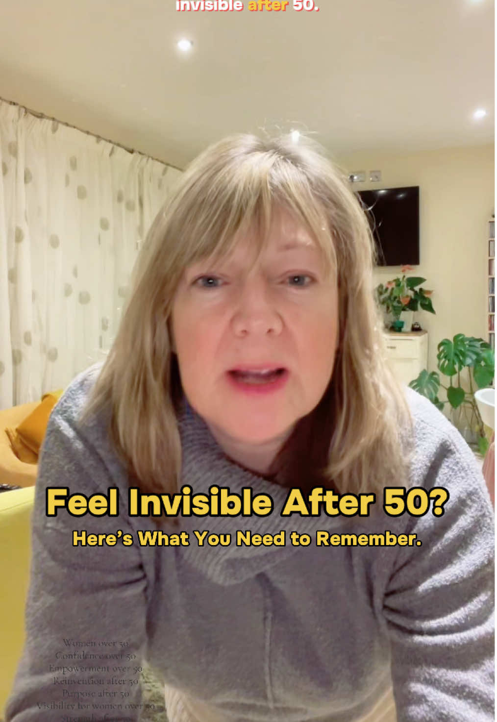 Feel Invisible After 50? Here’s What You Need to Remember. You don’t have to shout to be heard.  #midlifewomen #womenover50 #MidlifeConfidence #womenwhoinspire #speakyourtruth 