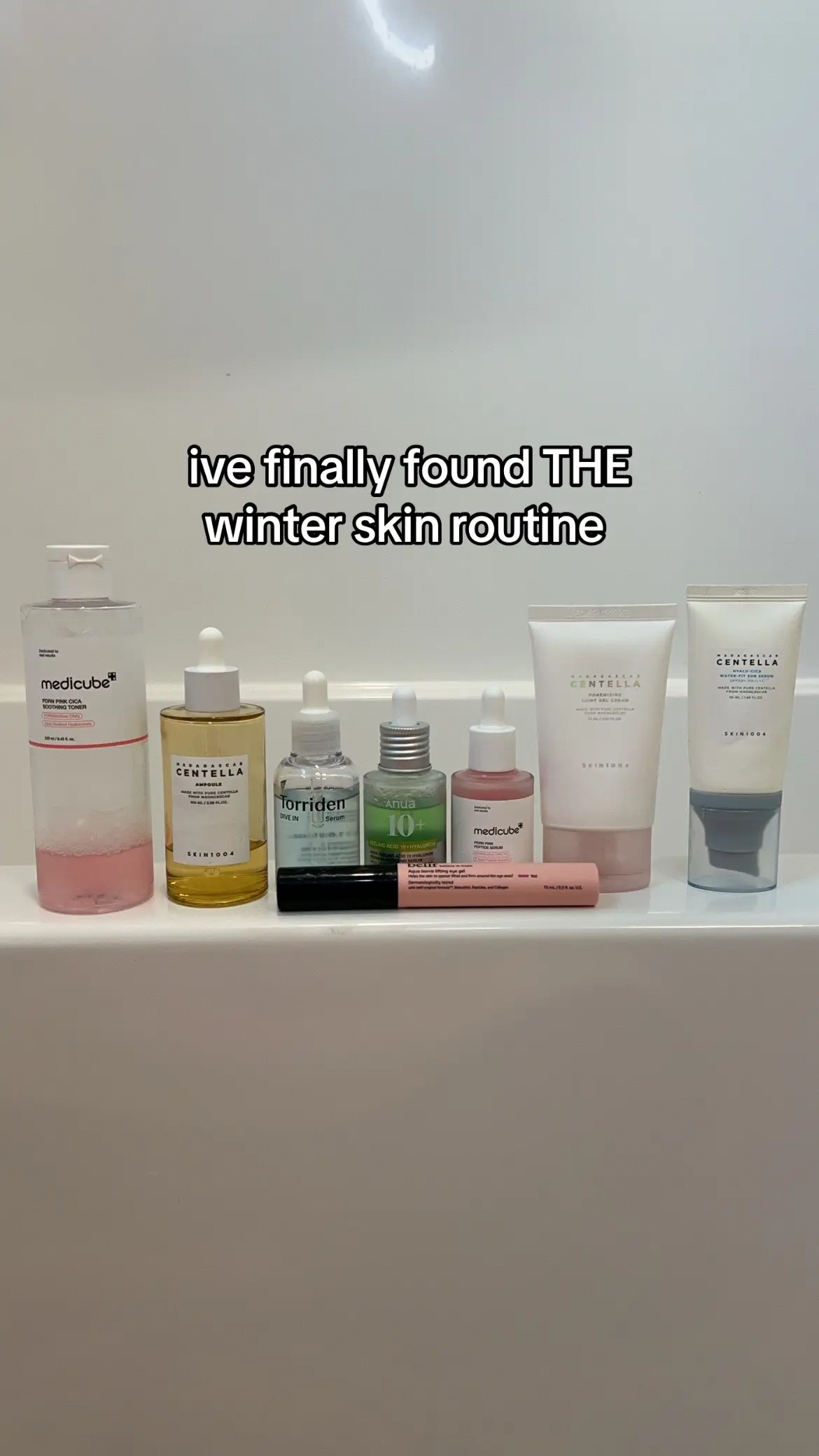 #winterskincare #dryskin #skincareroutine #skintok @medicube global @anua_global @SKIN1004 US @belif USA @TORRIDEN US 