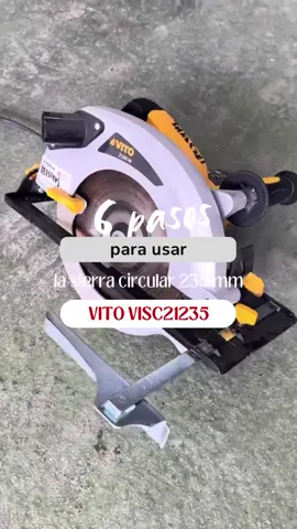 Cómo usar la sierra circular de VITO VISC21235 en 6 simples pasos ⚡ Cortes precisos, potentes y profesionales con la VITO VISC21235. Aprende a manejar su motor de 2100W, ajustar el ángulo de corte hasta 45° y sacar el máximo partido a su disco protegido de 235 mm. Ideal para carpintería, bricolaje y trabajos de construcción. ¡Haz que cada corte sea perfecto!  #VitoVISC21235 #SierraCircular #Archimaq #CortePreciso #HerramientasProfesionales