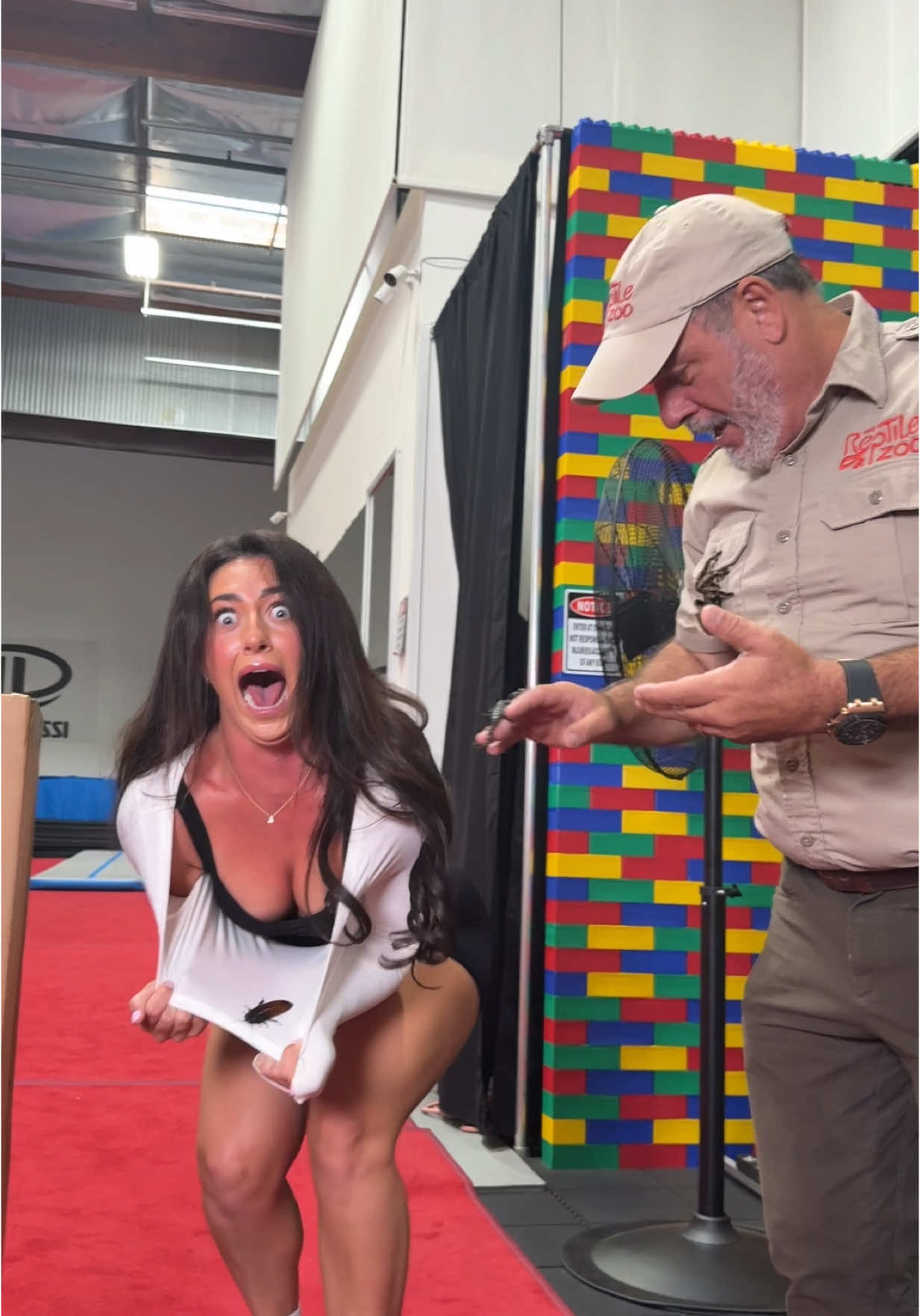 There was a cockroach in my shirt! 😅  Atleast I didn’t over react! 🤣 @Jay Prehistoric @Sofie Dossi 