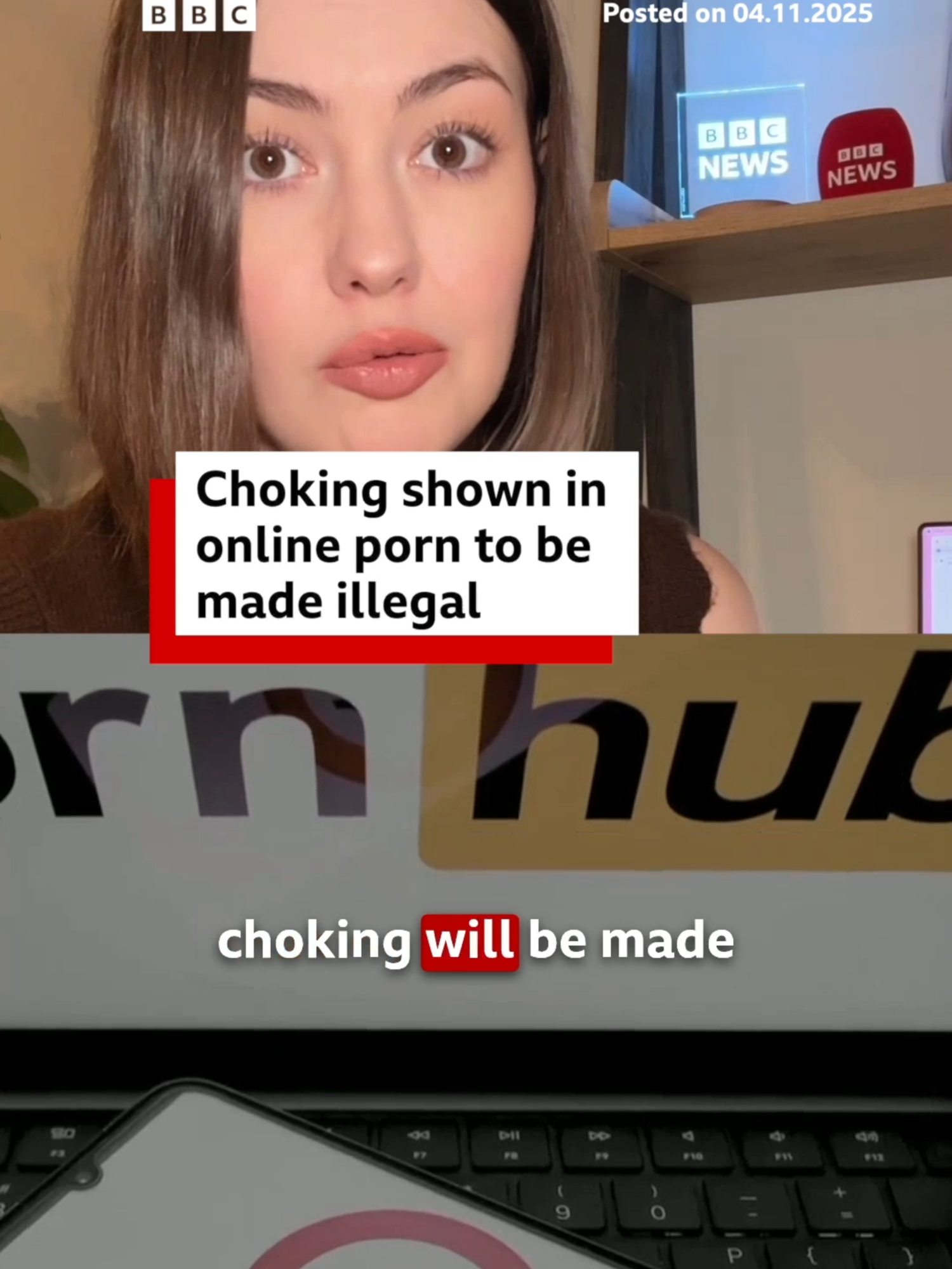 The ban comes after a review found that depictions of choking were 