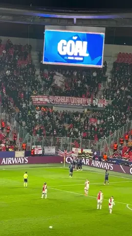 Gooooaaaalllll!!!! Slavia 0-2 Arsenal here in Prague