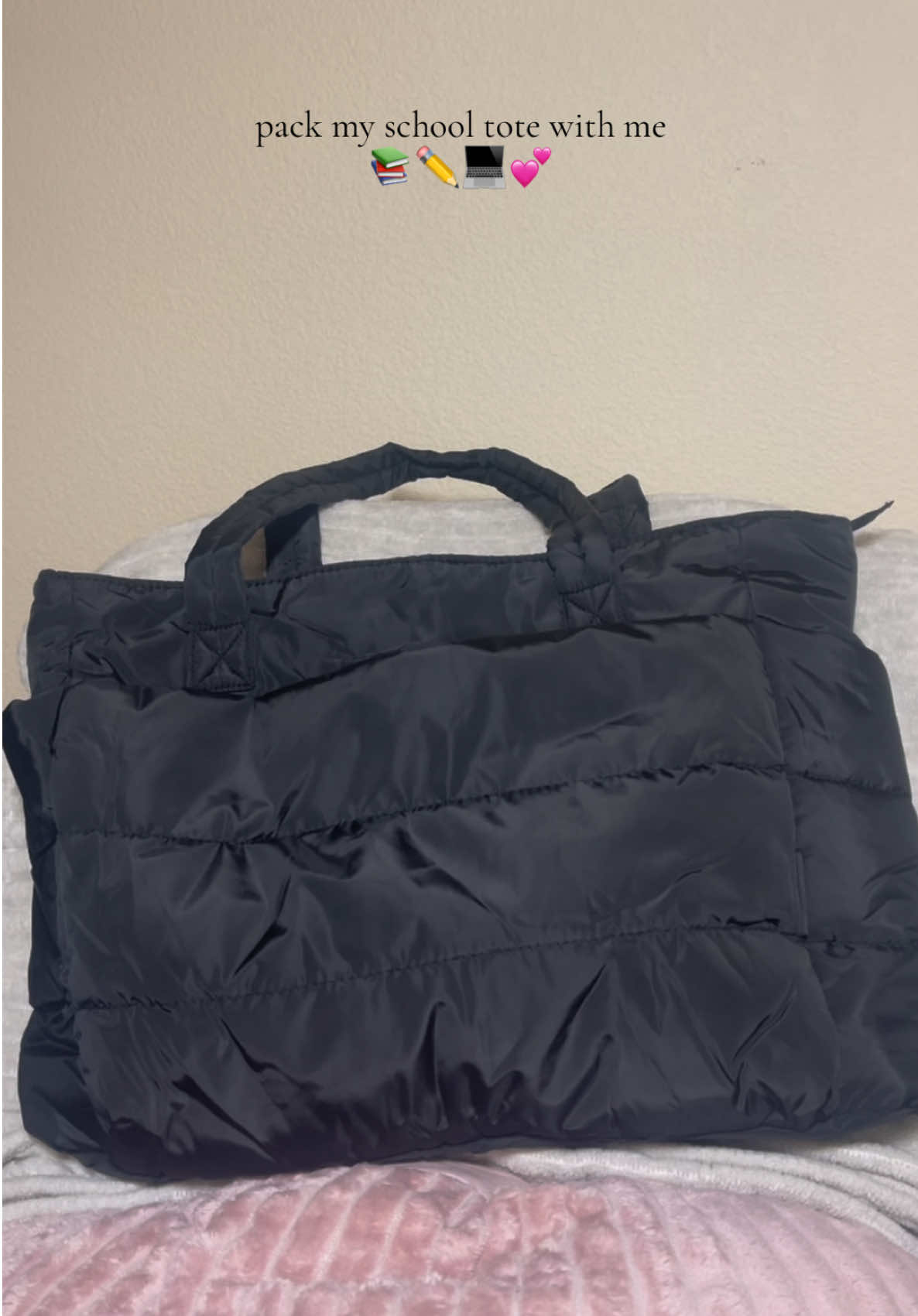 @BAGSMART SO MANY POCKETS 💗 #bagsmart #totebag #tote #schoolbag #puffy 