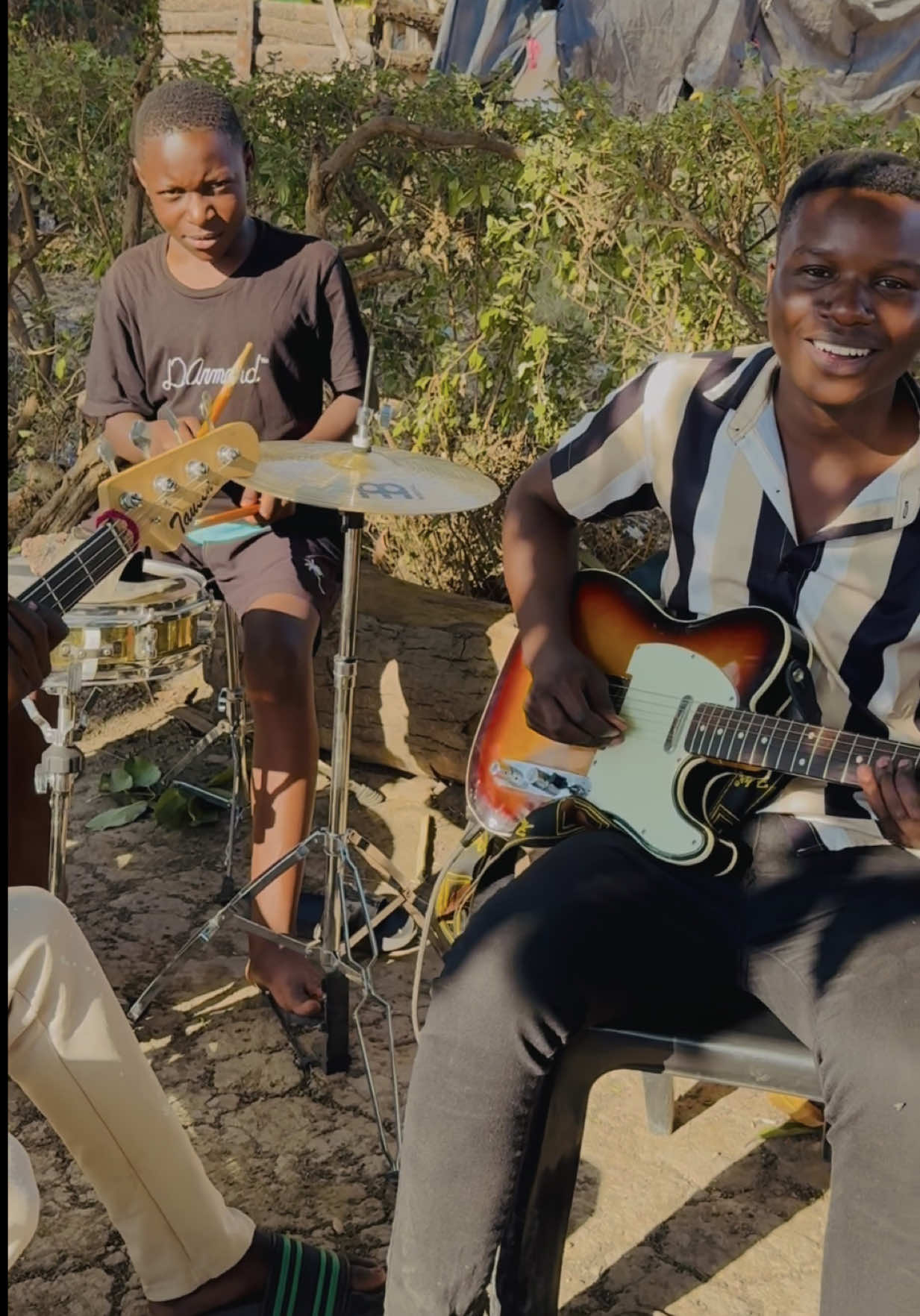 This is what we did  today at the rehearsal 🎸🥁✅