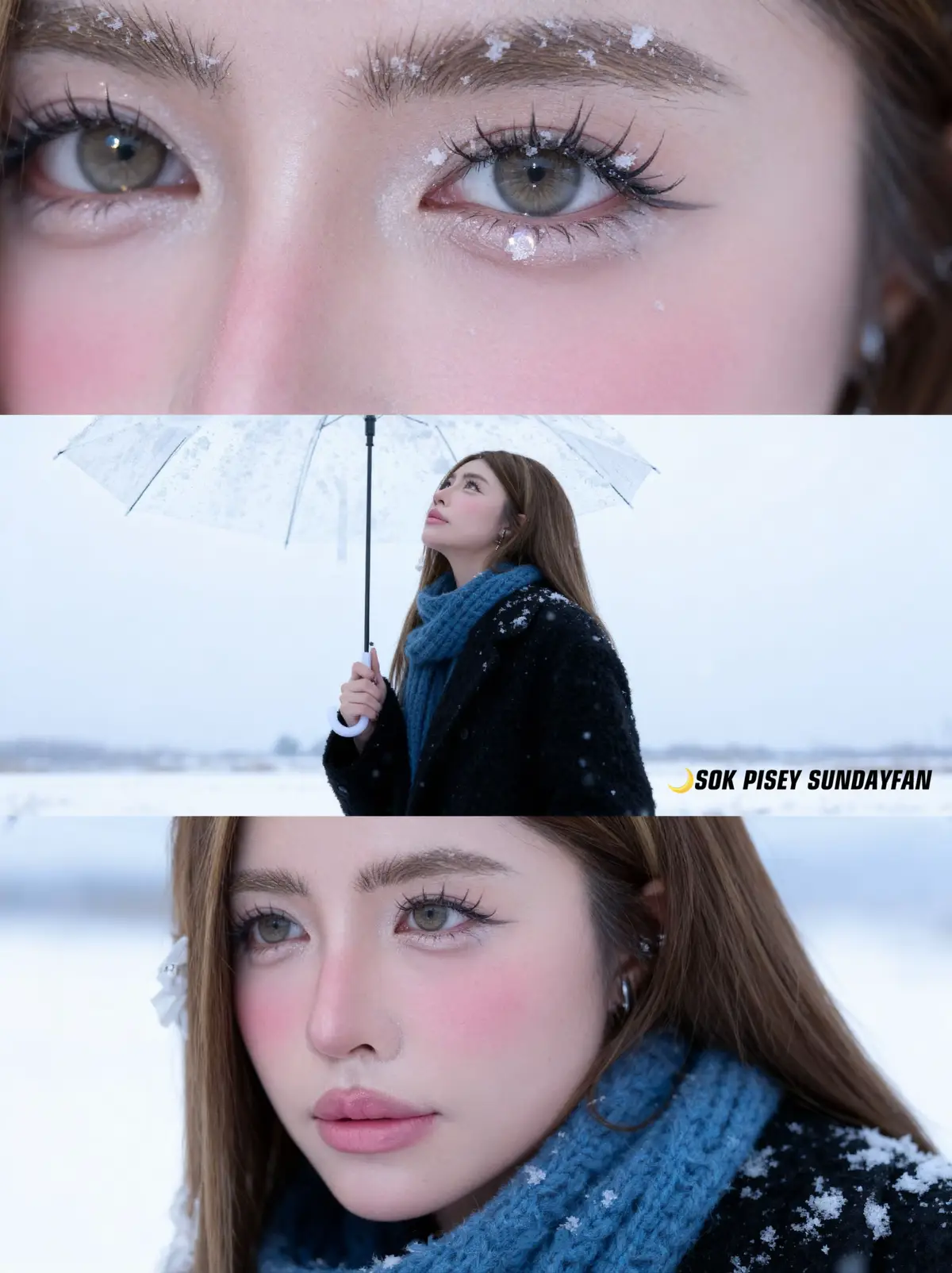 Snow trend ❄️🌨️☃️ @Pisey Sok  #SokPisey #សុខពិសី #sokpiseysundayfan