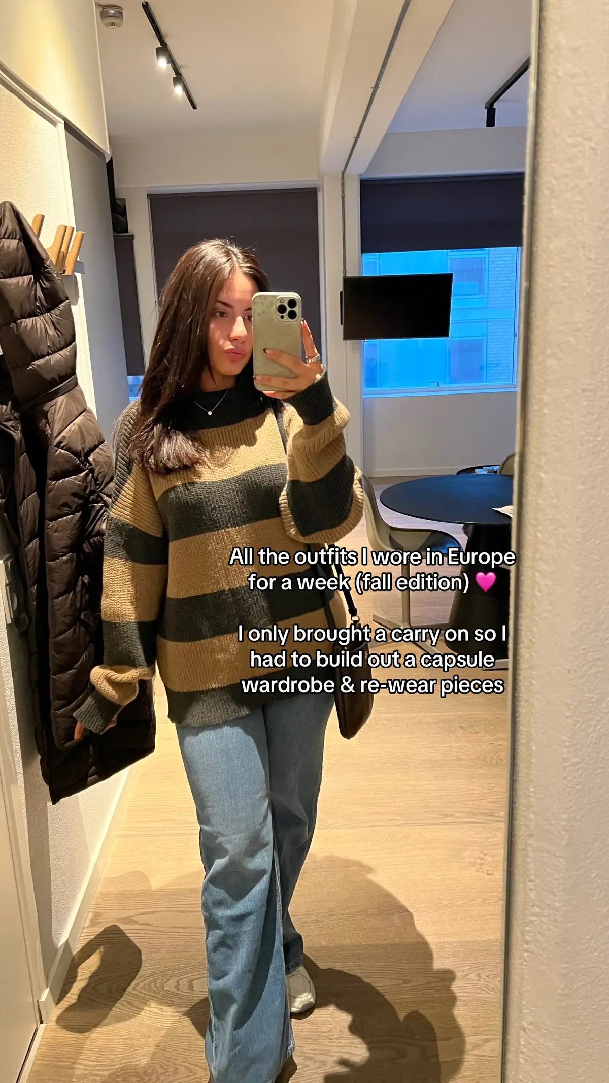 I did wear my jacket over every single outfit bc it was so cold lol  #europeoutfits #outfitinspo #outfits 