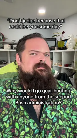 This felt especially fitting today. #harrywhittington #dickcheney #vicepresident #huntingaccident #bushadministration 