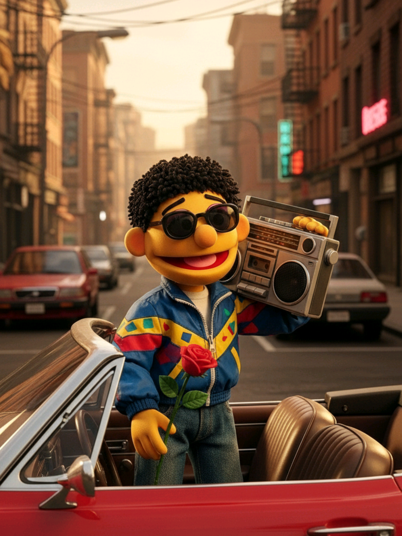 رحلة التسعينات 😁 دعمكم ما بقاش على 1k🤗 برطاج ❤️#كراميش #كوميديا #مزود_تونسي 