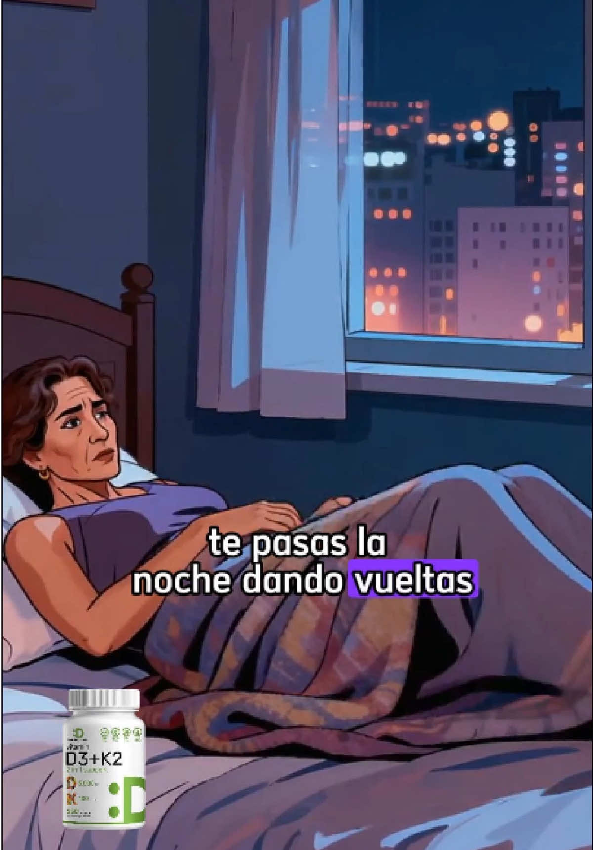 Dormía mal, estaba irritable… D3K2 cambió eso. #dealsupplement #d3k2mydailyvitamin #d3k2 #healthy #jointpain 