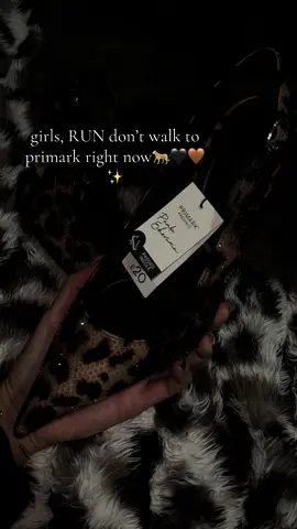 🐆✨ run, don’t walk ✨🐆  comfiest heels ever #fyp #leopard #primark #leopardheels @Primark 