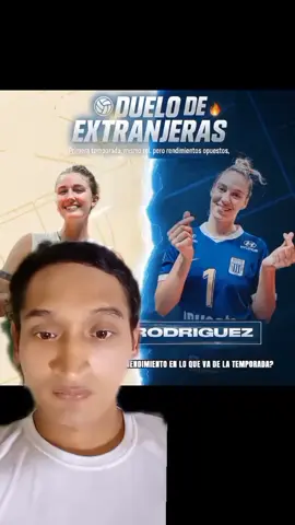 🏐Duelo de Extranjeras 💥 Catherine flood vs Elina Rodríguez  #duelodeextranjeras #catherineflood #elinarodriguez #volleyball #ligaperuana @catfl00d 