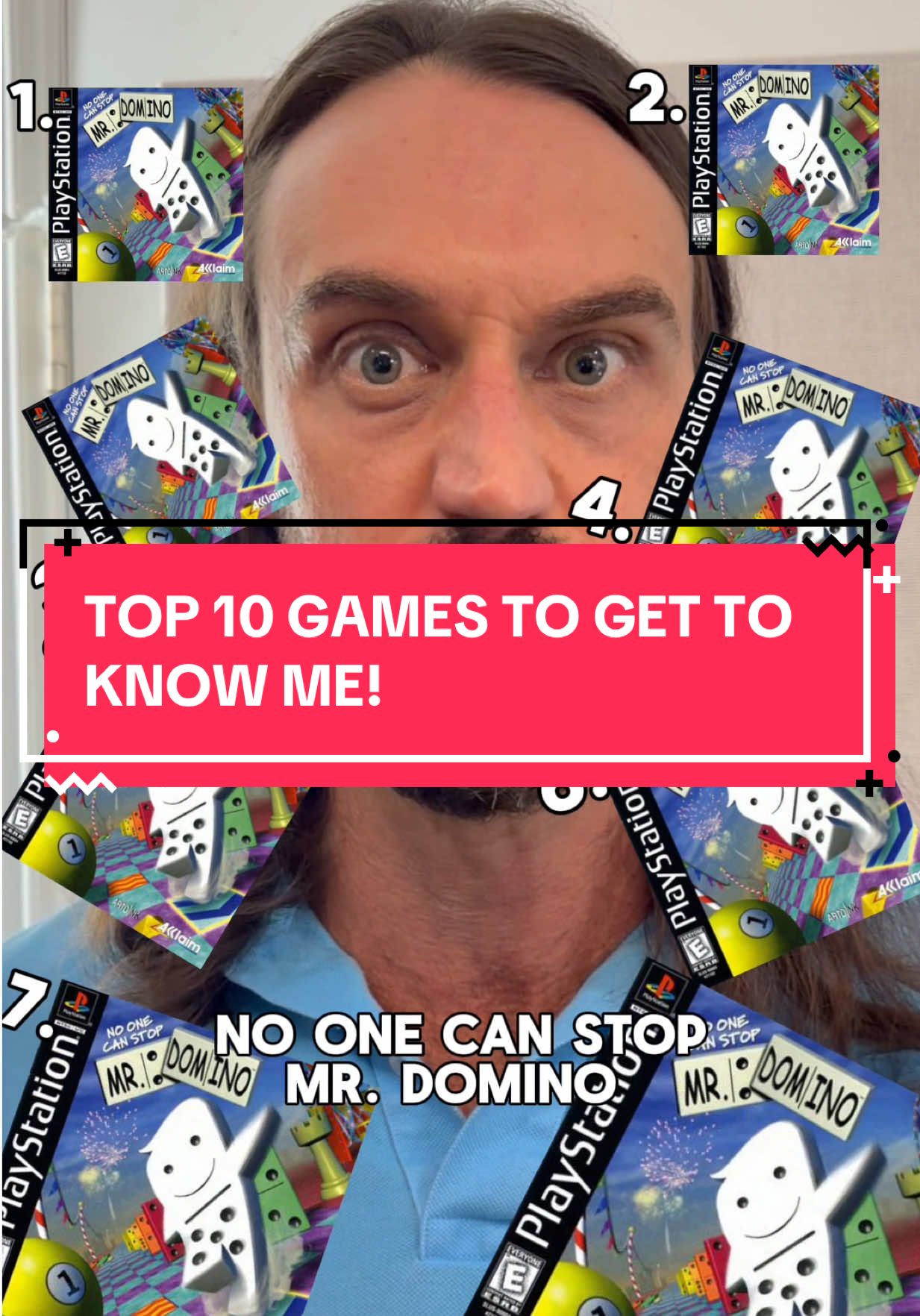 Top 10 Games to Get to Know Me! What are yours?! #noonecanstopmrdomino #voiceactor #top10 #capitano #gundhamtanaka