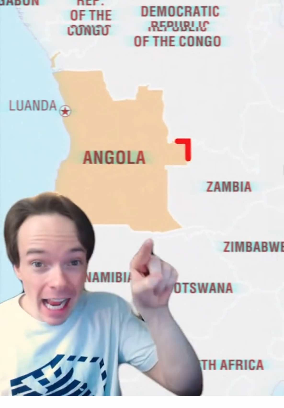 You’ll never forget Angola again. 🌍 #angola🇦🇴 #trivia #geography #africa #quiz 