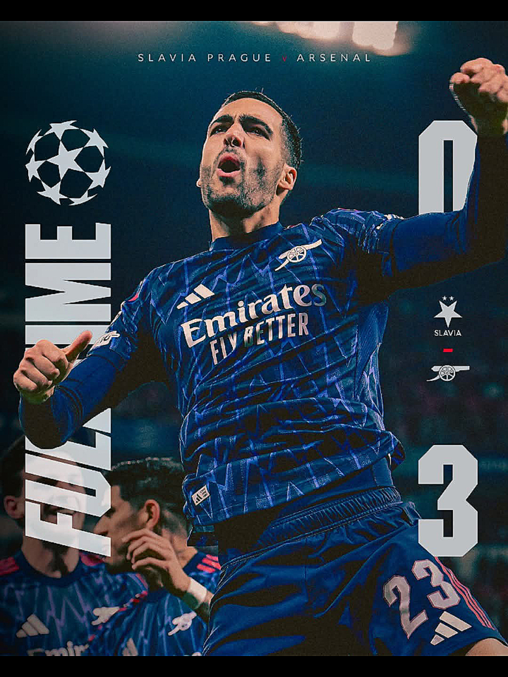 3-0 away from home. ✅ Another clean sheet — eight in a row. 🧱 Composed. Clinical. Unstoppable. 🔴⚪ #UCL #Arsenal #wearethearsenal #arsenalfamily♥️⚪️ #winningstreak 