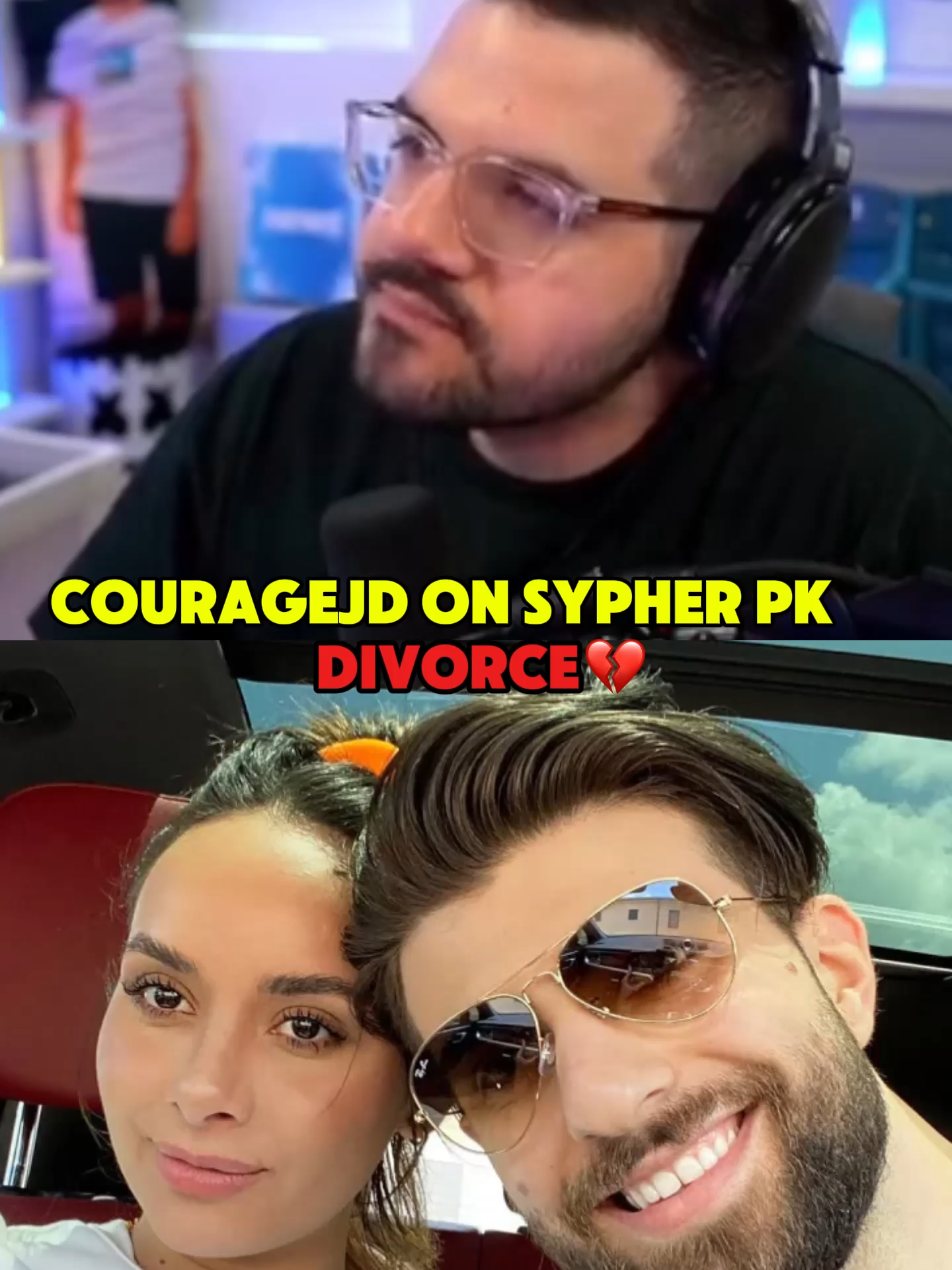 Sypherpk divorce 💔 #nickeh30 #couragejd #sypherpk #fortniteclips #gaming #fyp