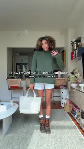 How I styled my @llbean  Bean Boots throughout the week. #LLBeanPartner 