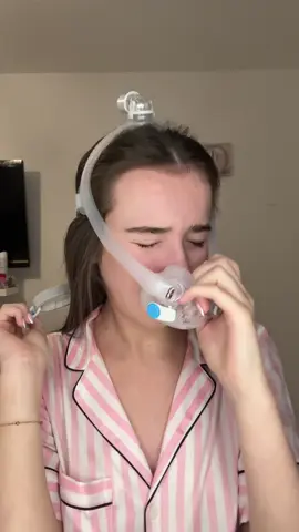 I just want to sleep like a normal person at this point😩😩 #sleepapnea #grwm #overnightmask 