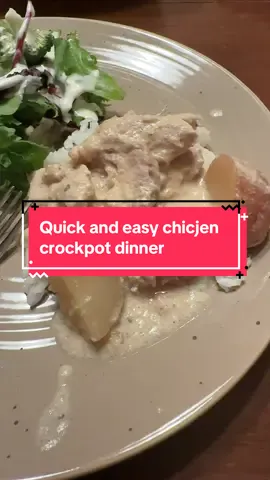 Been trying to find quick and easy meals using what we have at home and this is a new favorite! #momtok #cheapmeals #DinnerIdeas #crockpotrecipes #MomsofTikTok 