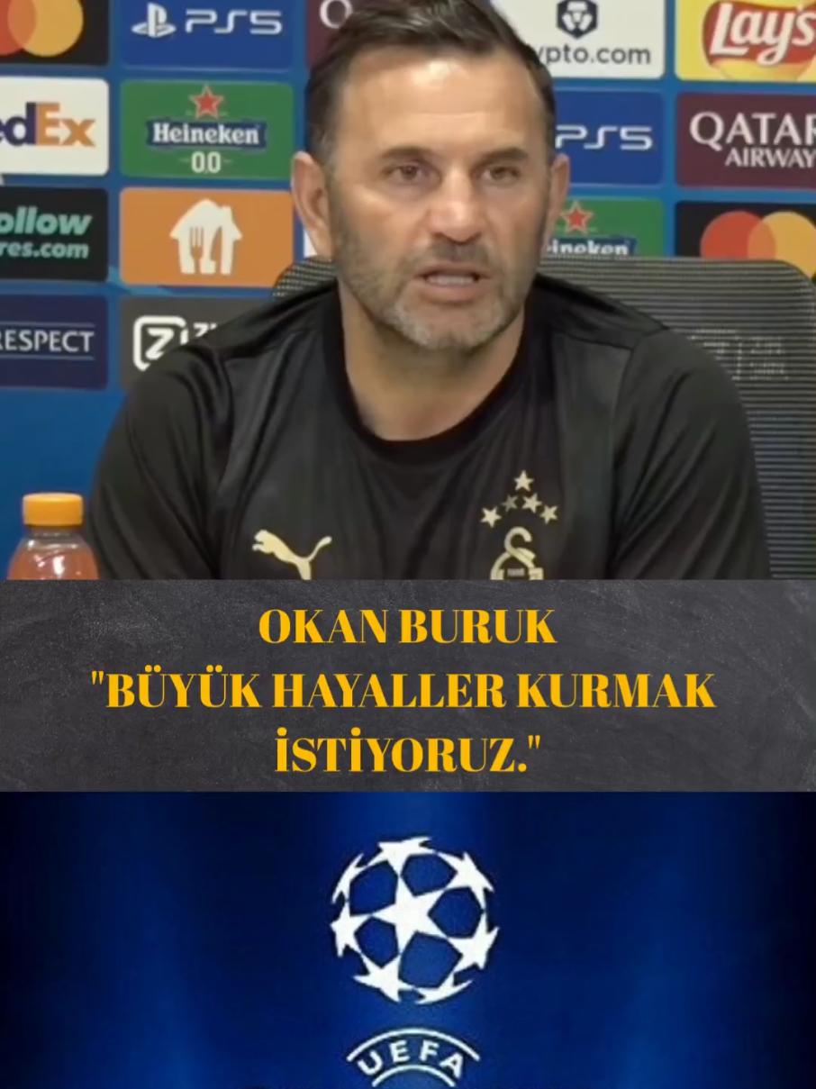 Ajax Maçı Öncesi Okan Buruk Basın Tolantısı. #galatasaray #şampiyonlarligi #uefa #ucl #futbol 