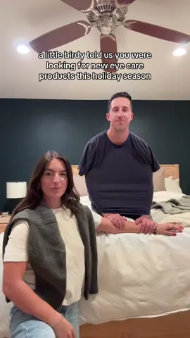 did we do this trend totally right? No but A for effort and getting Brady to do this 😂👏 anywho happy holiday shopping for eye care from we love eyes 🤭 #eyecaretips #eyehealth #couplescomedy 