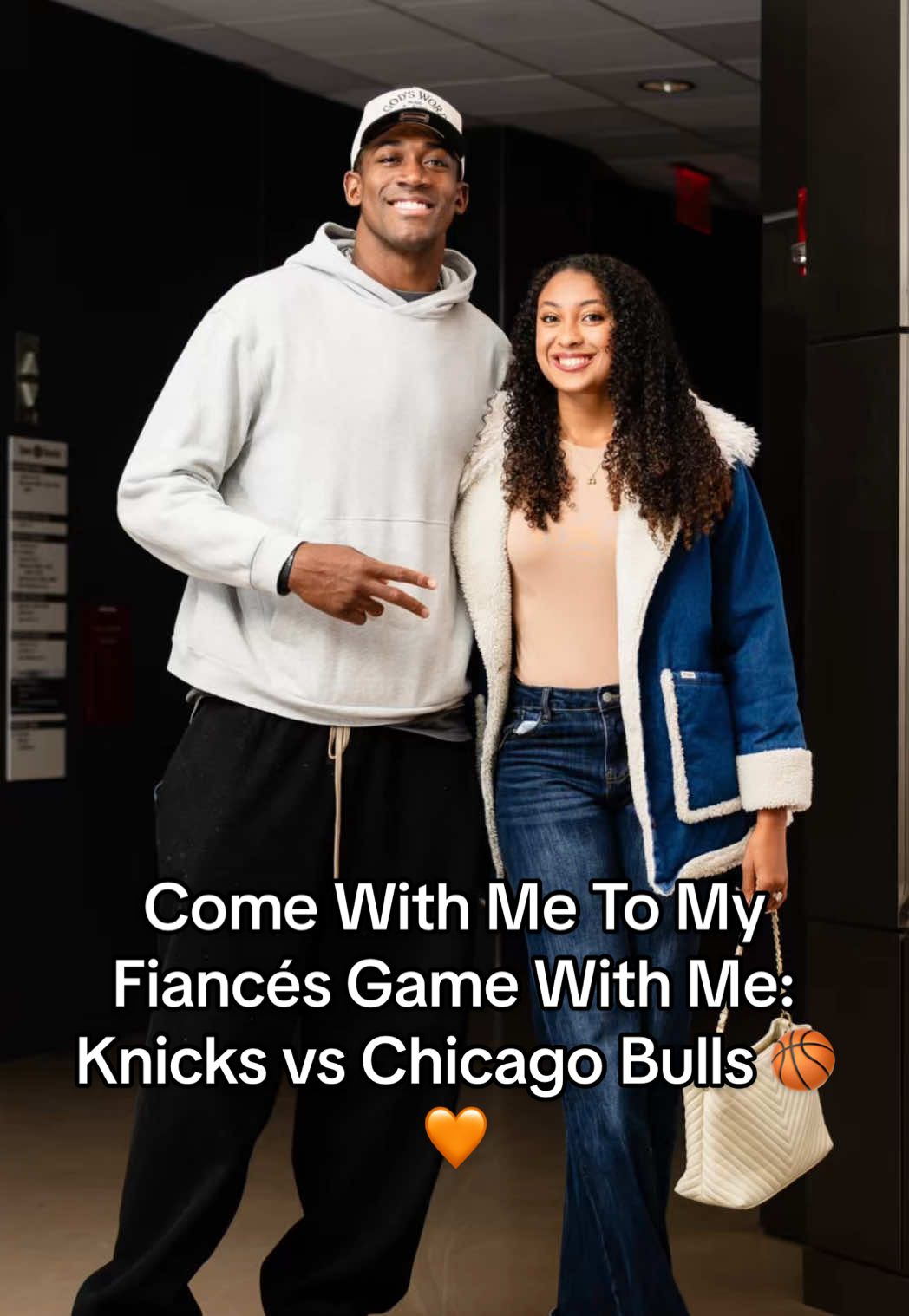 check out the grwm & for vid and let me know what else yall wanna see 🧡👀🏀 GO @Trey Jemison & GO KNICKS! 💙 #knicks #nycinfluencer #tallcouple #NBA #dallasinfluencer 