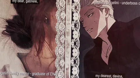 [#davina×gabriel] this kind of took a while to make, i ended up sleeping at 2 am 😭 ||| #themafiananny #davinadiavolo #gabrielangelini #fyp 