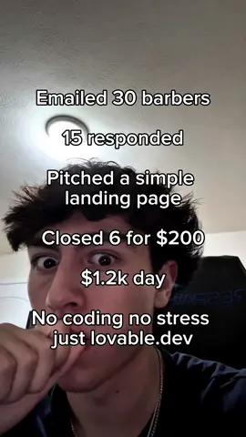 Landing pages are so easy #coding #ai #websites #fypシ゚viral #lovablepartner