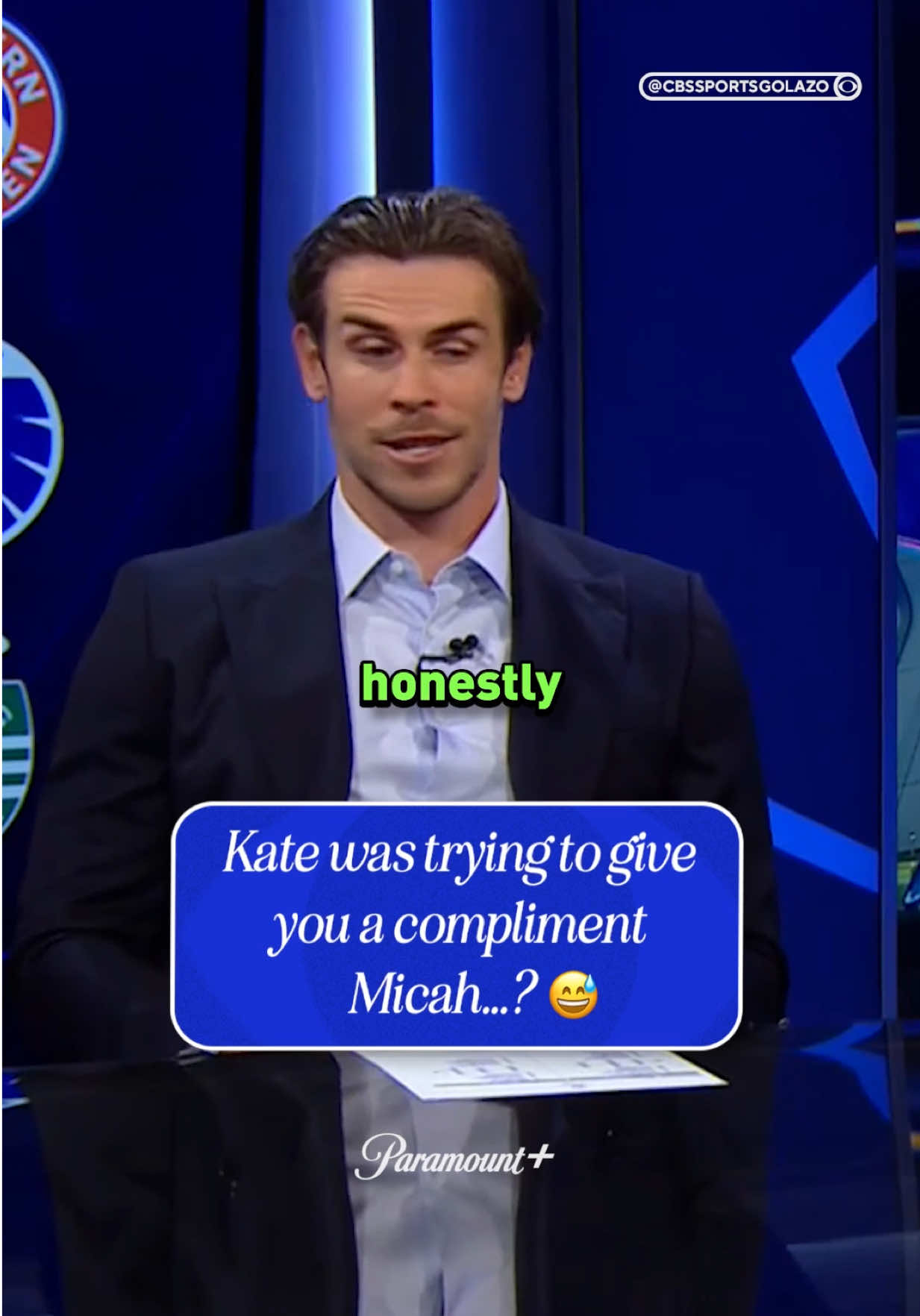 Gareth Bale remembers Micah’s arm 🤣💪  #UCLToday #UCL #championsleague #garethbale #micahrichards 