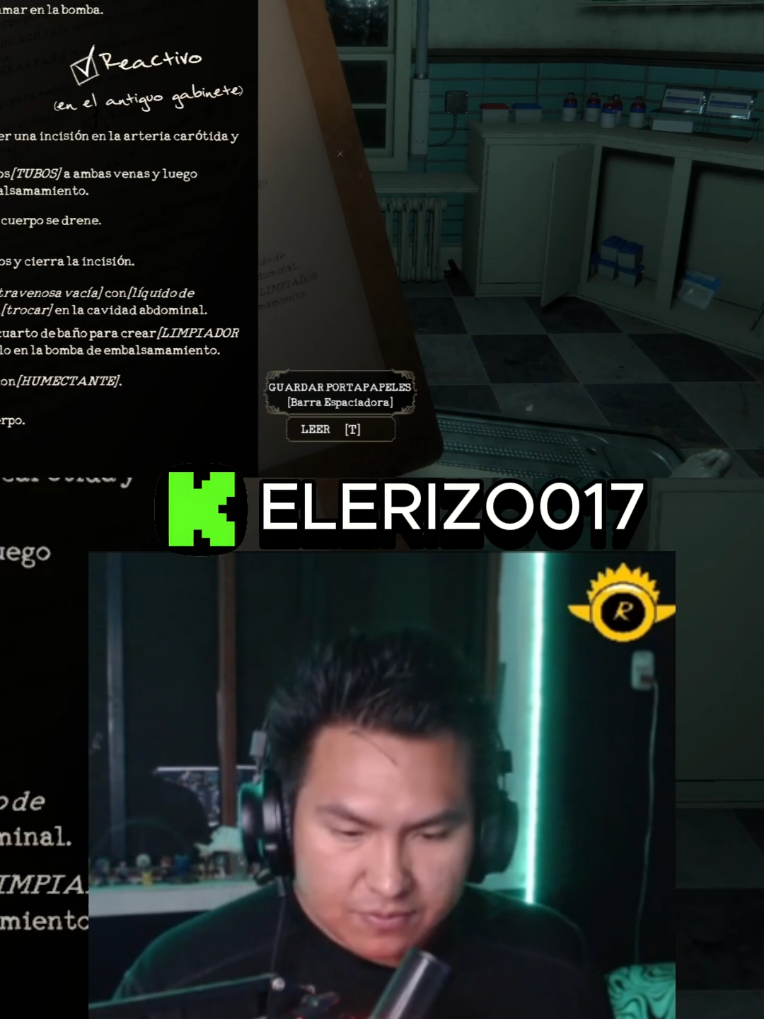 Y como salgo de esto? #themortuaryassistant #elerizo017 #tiktoklive #gameplay #horrorgames #fypシ゚ #contenido