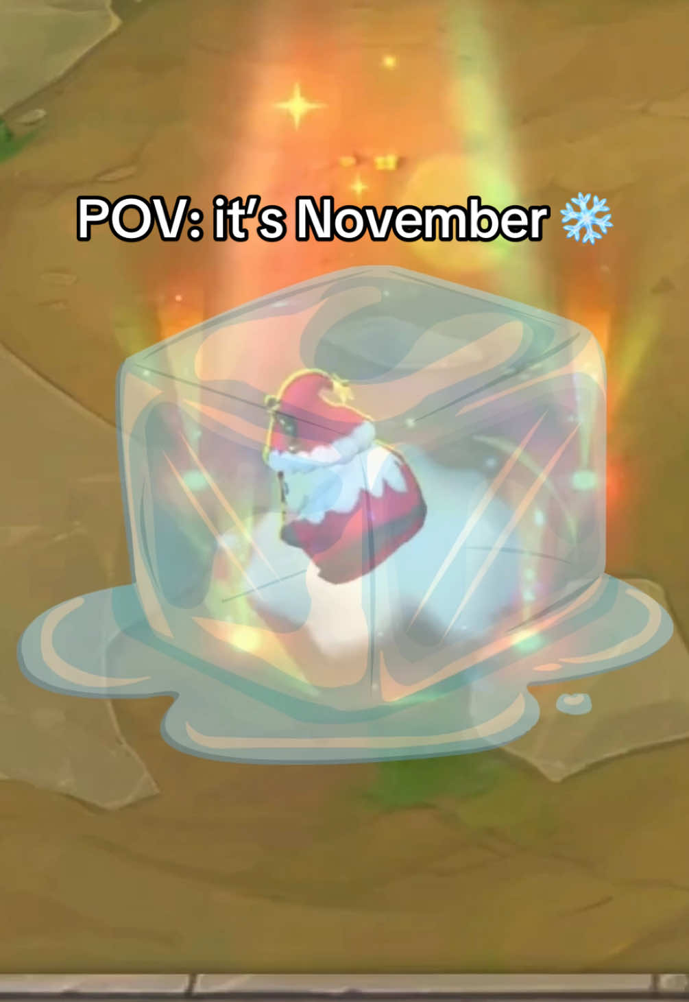 Santa Poro is defrosting… #tft #teamfighttactics #Poro #itstime 