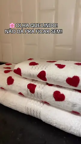 Jogo de Banho Dohler Prisma 100% Algodão 4 Peças - Coração Bolinha Poá Toalha Macia Grossa.  Comente: TOALHA te mando o link. ✨😍💕  ##jogodetoalha##banho##toalha##elegancia##banheiro