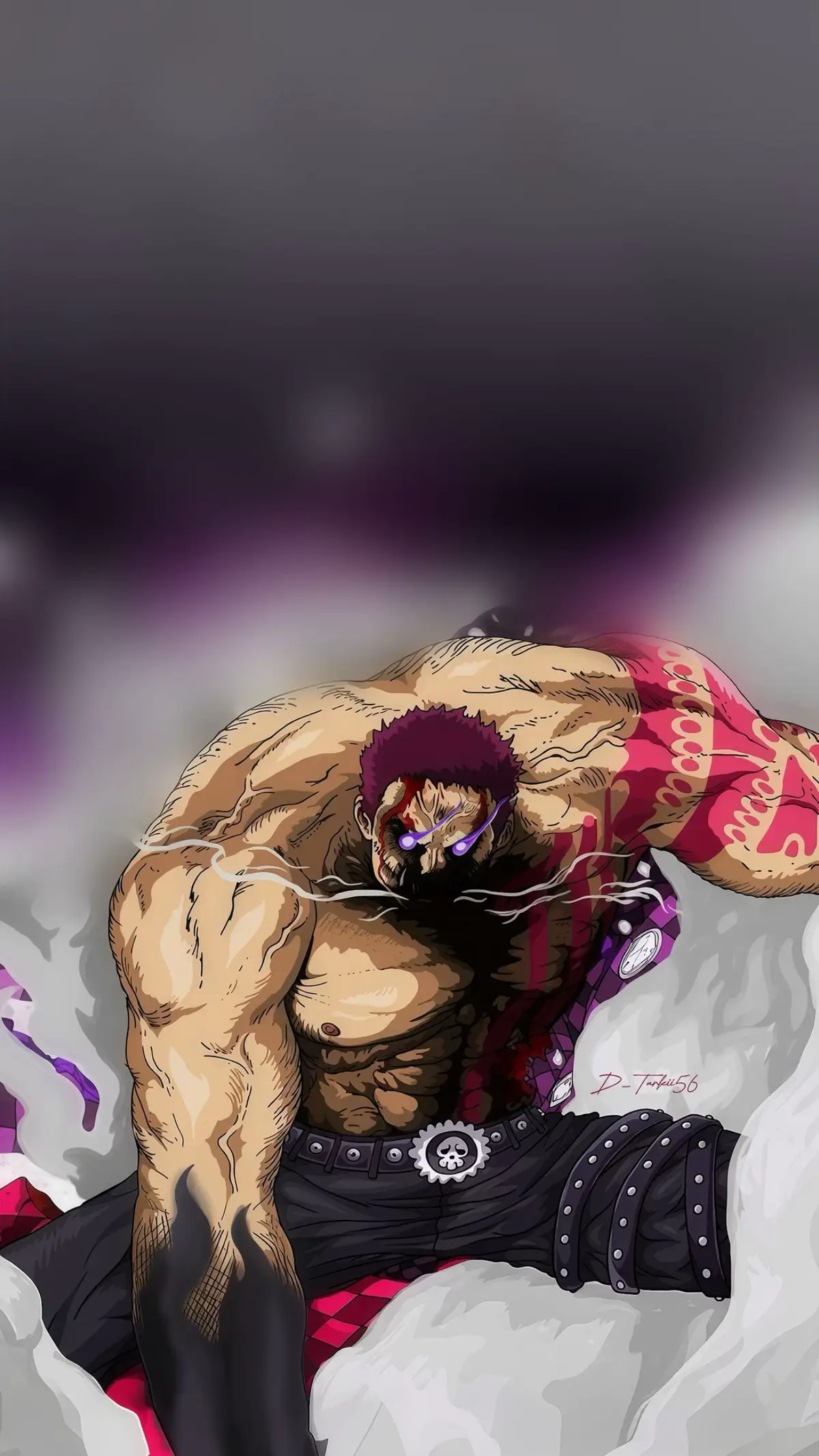 فخم ياناس 🫣💜 لتحميل جميع الخلفيات تجدونها في قناتي على التيليجرام الرابط بالبايو🔗 #ون_بيس #onepiece #anime #katakuri #كاتاكوري 