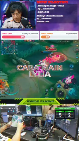 Cara main lylia 02 #MLBB #MobileLegendsBangBang #MLBBMYSGCreators #lyliatiktok #unclegaming 