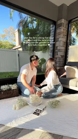 It was always meant to be 🤍 04.19.25 the day we found out we were having a baby girl #genderreveal #firsttimeparents #babygirl #momtok #foryou 
