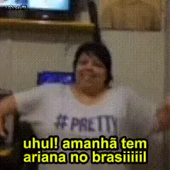 Brasil, I'm devasted (Ari's version) #queenofsbo😍 #arianagrande #wicked #twitter #gif 
