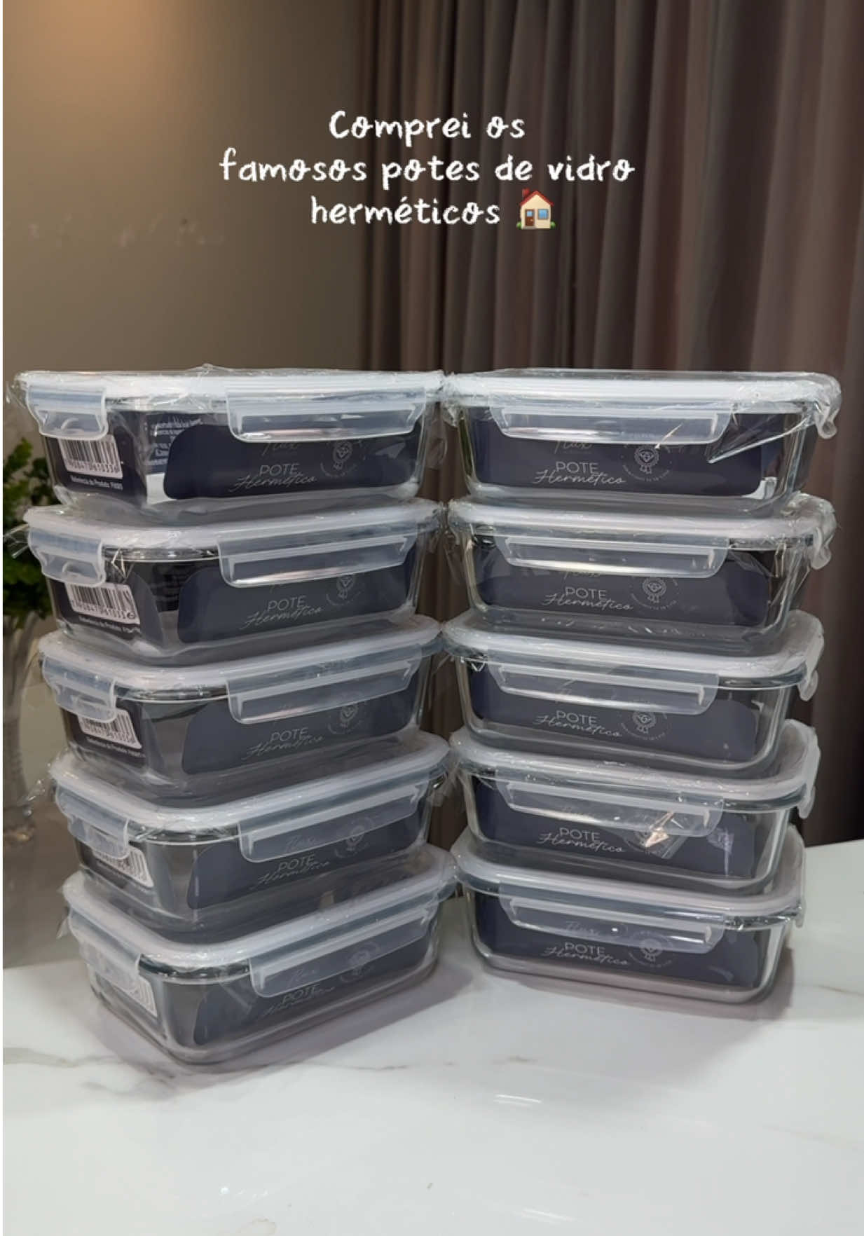 Enxoval de casa nova 🏠✨ Mais um kit de potes de vidro herméticos que são um viciooooo.  Id no mercado livre: 1EXOV8-ZP80 @Mercado Livre #casa #comprinhas #MeusFavsDoMercadoLivre #MercadoLivre  Comprinhas para casa nova  Achadinhos para casa  Montando meu enxoval de casa nova  Potes de vidro herméticos 