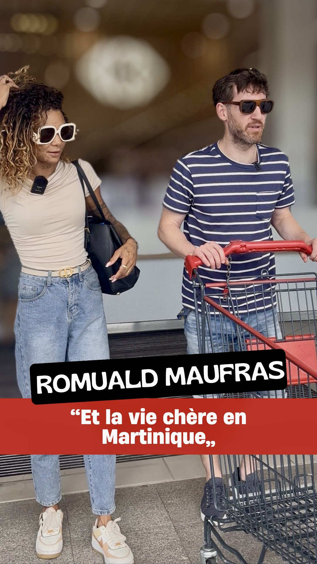 Martinique jour 1 : j’ai fait les courses chez vous avec @@Lala pastèque 🍉On en parle jeudi 6 et vendredi 7 novembre au @@Martinique Comedy Club