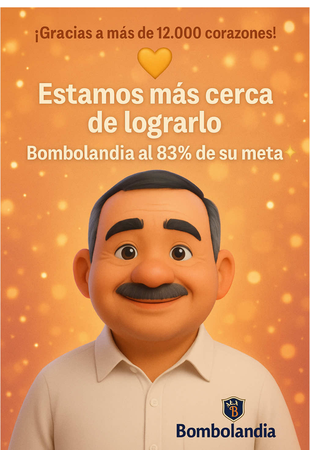 💛 ¡Estamos a punto de lograrlo! 💛 Después de 3 meses de una gran lucha, hoy Bombolandia está al 83% de su meta 🙏🏼 Solo faltan 80 millones para salvar oficialmente la empresa y entrar a la Ley de Reorganización. Ayúdanos a llegar hasta el final 💪🏼 ✨ Link de la VAKI, Nequi y Daviplataaa  en la bio. #paratiiiiiiiiiiiiiiiiiiiiiiiiiiiiiii #AyudemosABombolandia #HistoriasQueInspiran #MilagrosExisten #Colombia