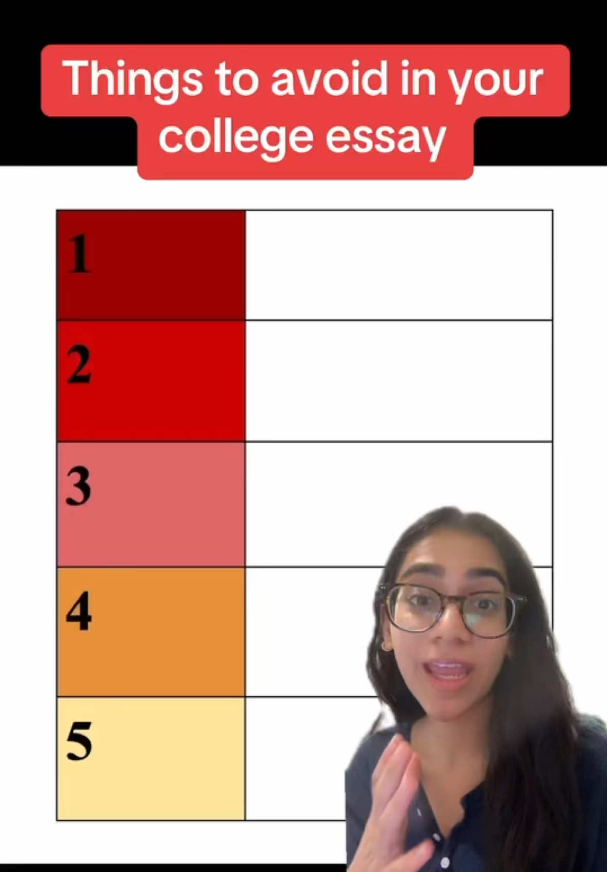 Avoid these overdone topics/themes for your college application essays so you don’t get an instant rejection 😬 #collegeessay #collegeapplication #collegeapps 