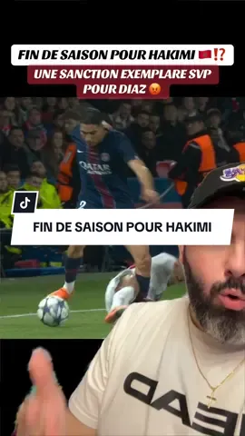 Fin de saison pour Hakimi ? Force le craque @Achraf Hakimi #tiktoksports #tiktokfootball #liguedeschampions #psg 